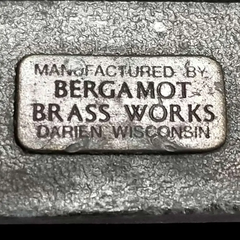VTG Belt Buckle 1976 Brass The Second Amendment USA Made by Bergamot Brass Works